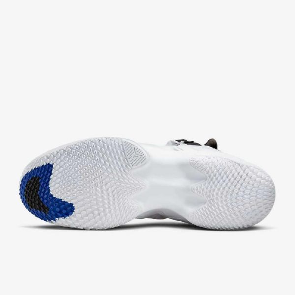 Nike Air Jordan Hvorfor Ikke Basketball Sko Til Mænd Hvid Sort Blå