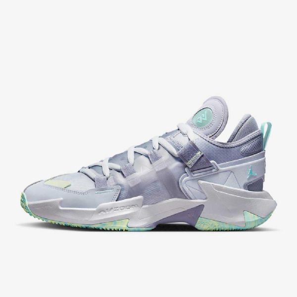 Nike Air Jordan Hvorfor Ikke Basketball Sko Til Mænd Indigo Grå
