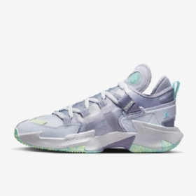 Nike Air Jordan Hvorfor Ikke Basketball Sko Til Mænd Indigo Grå