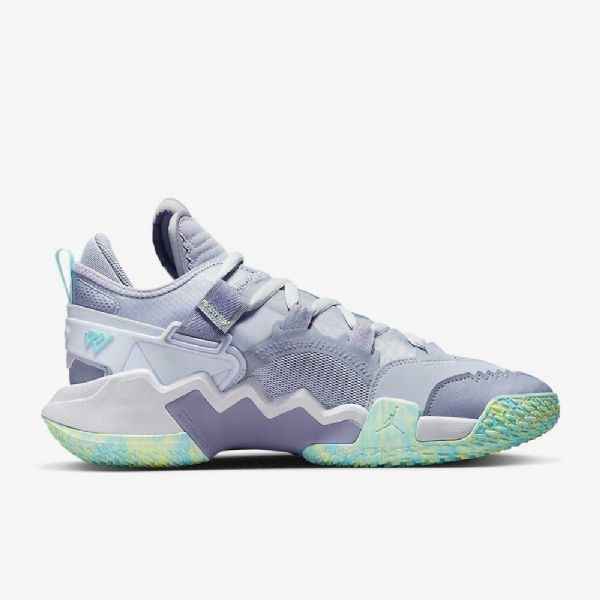 Nike Air Jordan Hvorfor Ikke Basketball Sko Til Mænd Indigo Grå
