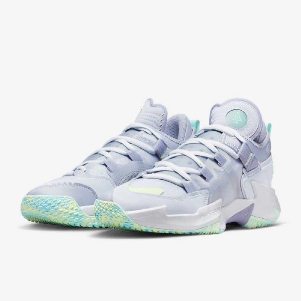 Nike Air Jordan Hvorfor Ikke Basketball Sko Til Mænd Indigo Grå