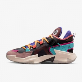 Nike Air Jordan Hvorfor Ikke Basketball Sko Til Mænd Sort Orange