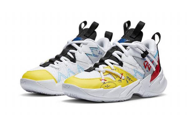 Nike Air Jordan Hvorfor Ikke Zer03 Se 3 Bp Sneakers Til Damer Hvid Gul