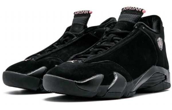 Nike Air Jordan 14 Retro Basketball Sko Til Damer Lyserød