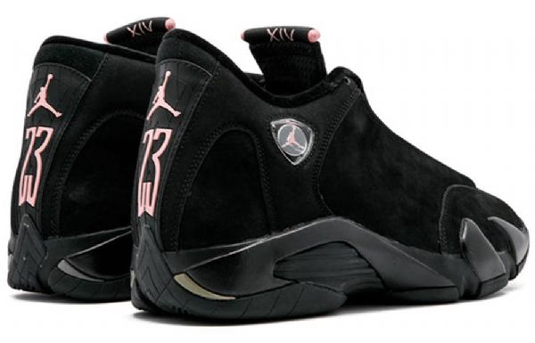 Nike Air Jordan 14 Retro Basketball Sko Til Damer Lyserød