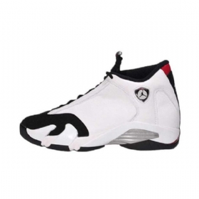 Nike Air Jordan 14 Retro Toe Sko Til Mænd Hvid Sort