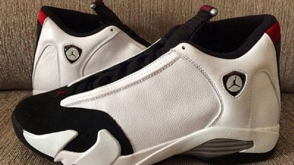 Nike Air Jordan 14 Retro Toe Sko Til Mænd Hvid Sort