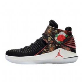 Nike Air Jordan 32 Kinesisk Nytårssko Til Mænd Sort