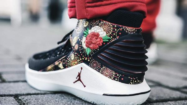Nike Air Jordan 32 Kinesisk Nytårssko Til Mænd Sort