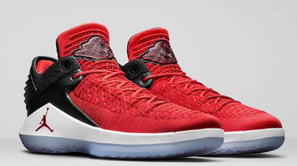 Nike Air Jordan 32 Low Toppe Vinder Ligesom 96 Sko Til Mænd Rød Sort