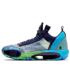 Nike Air Jordan 34 Low Toppe Pf Regency Sneakers Til Damer Lilla