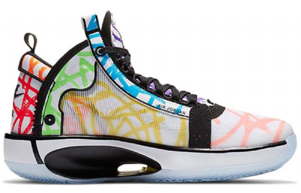 Nike Zion Williamson Air Jordan 34 Gs Sneakers Til Mænd Flerfarvet