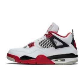 Nike Air Jordan 4 Brandsko Til Damer Rød