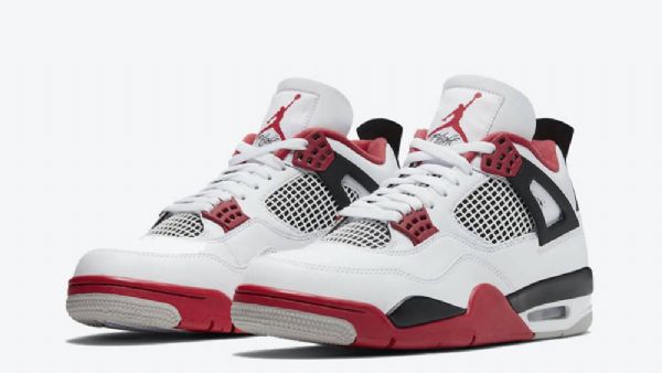Nike Air Jordan 4 Brandsko Til Mænd Rød