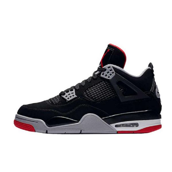 Nike Air Jordan 4 Brede Sko Til Mænd Sort