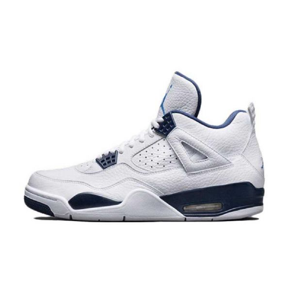 Nike Air Jordan 4 Columbia Sko Til Mænd Hvid
