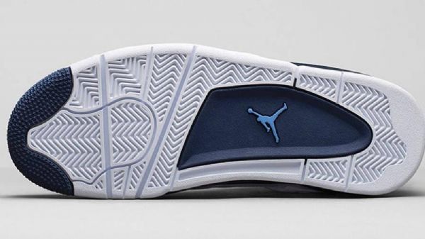 Nike Air Jordan 4 Columbia Sko Til Mænd Hvid