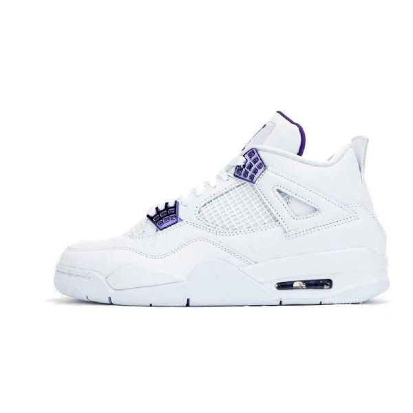 Nike Air Jordan 4 Court Sko Til Mænd Lilla