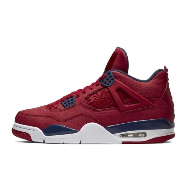 Nike Air Jordan 4 Fiba Sko Til Mænd Rød