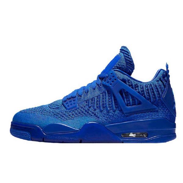 Nike Air Jordan 4 Flyknit Royal Sko Til Mænd Kongeblå Blå