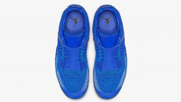 Nike Air Jordan 4 Flyknit Royal Sko Til Mænd Kongeblå Blå