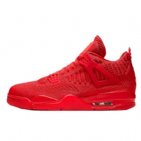 Nike Air Jordan 4 Flyknit Sko Til Mænd Rød