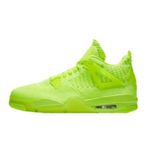 Nike Air Jordan 4 Flyknit Volt Sko Til Mænd Grøn
