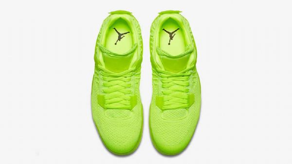 Nike Air Jordan 4 Flyknit Volt Sko Til Mænd Grøn
