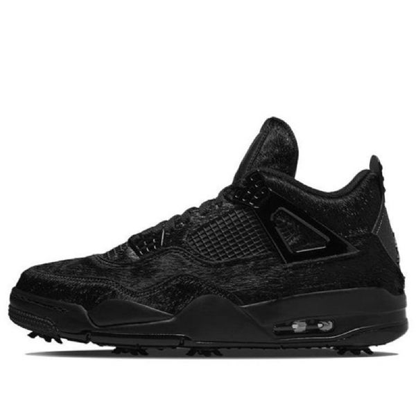 Nike Air Jordan 4 Golf Atletiksko Til Mænd Sort