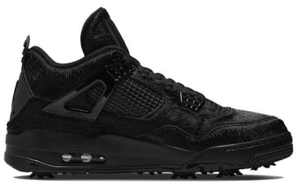 Nike Air Jordan 4 Golf Atletiksko Til Mænd Sort