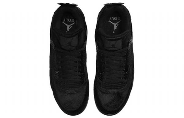 Nike Air Jordan 4 Golf Atletiksko Til Mænd Sort