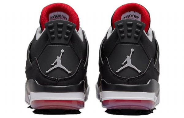 Nike Air Jordan 4 Golf Golfsko Til Mænd Sort Rød
