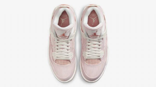 Nike Air Jordan 4 Golf Nrg Abrikos Agat Sko Til Damer Lyserød
