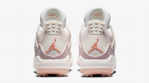 Nike Air Jordan 4 Golf Nrg Abrikos Agat Sko Til Mænd Lyserød