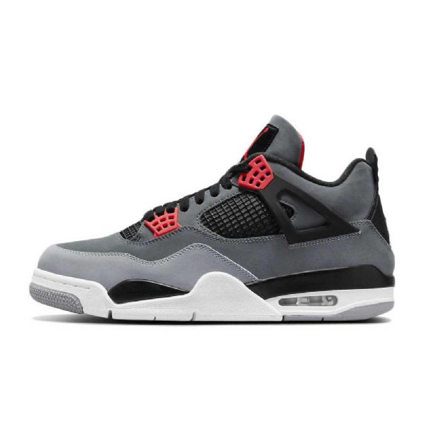 Nike Air Jordan 4 Infrarøde Sko Til Mænd Grå