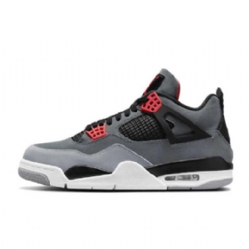 Nike Air Jordan 4 Infrarøde Sko Til Mænd Grå