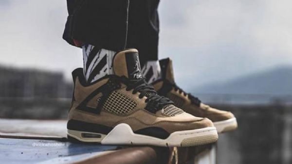 Nike Air Jordan 4 Mushroom Sko Til Damer Brun