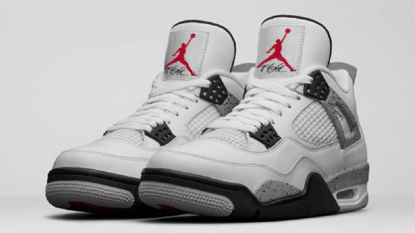Nike Air Jordan 4 Og Sko Til Mænd Hvid