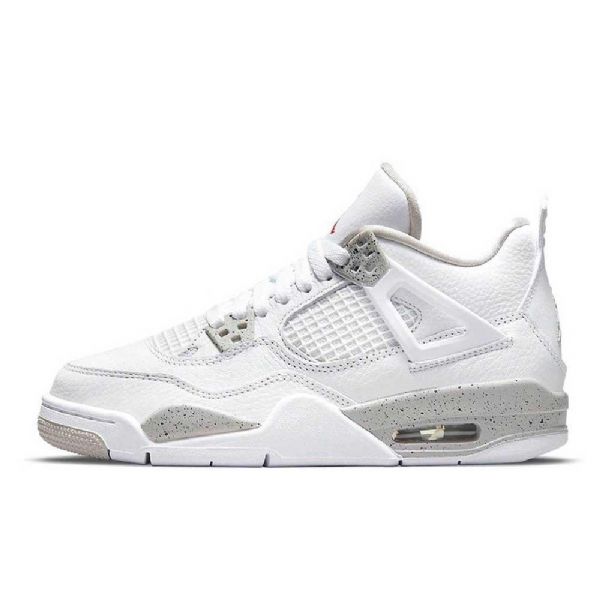 Nike Air Jordan 4 Oreo Sko Til Damer Hvid