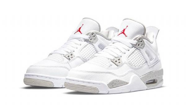 Nike Air Jordan 4 Oreo Sko Til Damer Hvid