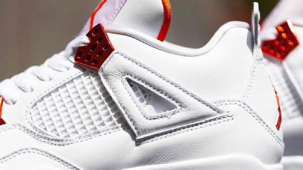 Nike Air Jordan 4 Pack Sko Til Mænd Hvid Orange