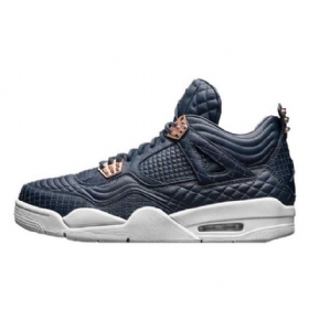 Nike Air Jordan 4 Pinnacle Obsidian Sko Til Mænd Marineblå