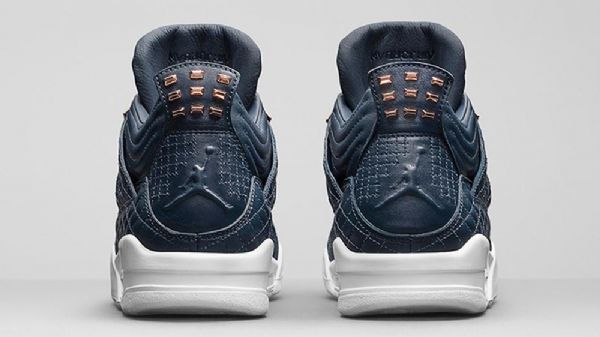 Nike Air Jordan 4 Pinnacle Obsidian Sko Til Mænd Marineblå