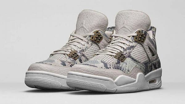 Nike Air Jordan 4 Premium Sko Til Mænd Grå