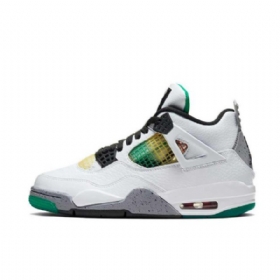 Nike Air Jordan 4 Rasta Sko Til Damer Hvid