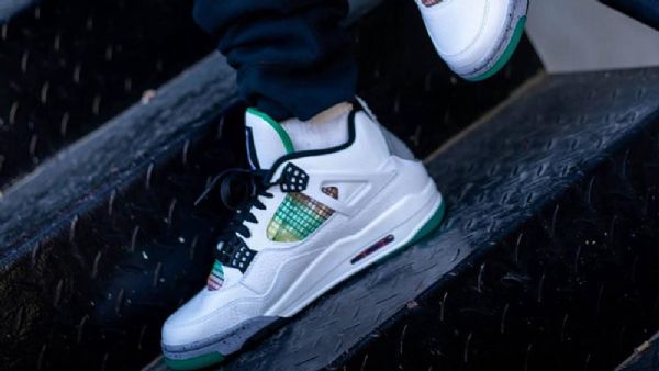 Nike Air Jordan 4 Rasta Sko Til Damer Hvid