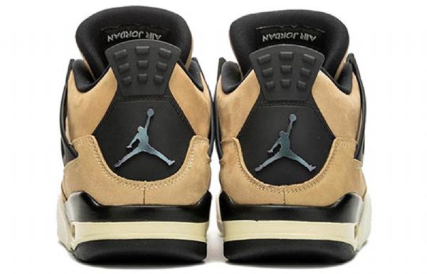 Nike Air Jordan 4 Retro Basketball Sko Til Damer Brun Sort