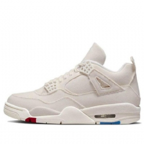 Nike Air Jordan 4 Retro Basketball Sko Til Damer Khaki