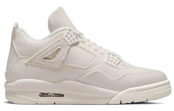 Nike Air Jordan 4 Retro Basketball Sko Til Damer Khaki