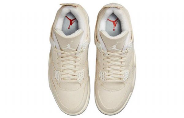 Nike Air Jordan 4 Retro Basketball Sko Til Damer Khaki